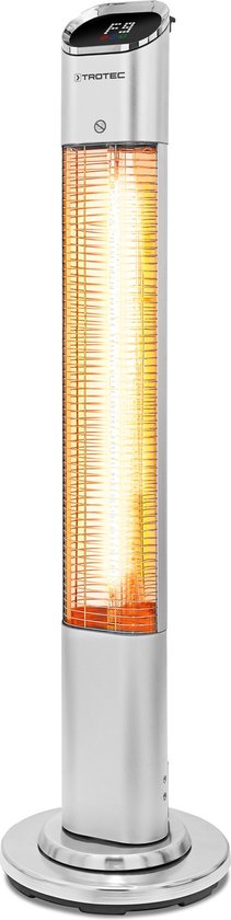Chauffage de terrasse infrarouge TROTEC IRS 2050 E - avec télécommande et oscillation à 45°