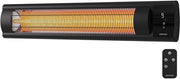 Auronic Chauffage de terrasse - XL - Chauffage infrarouge - Électrique - 25m2 - 3000W - Télécommande - 9 niveaux - Noir