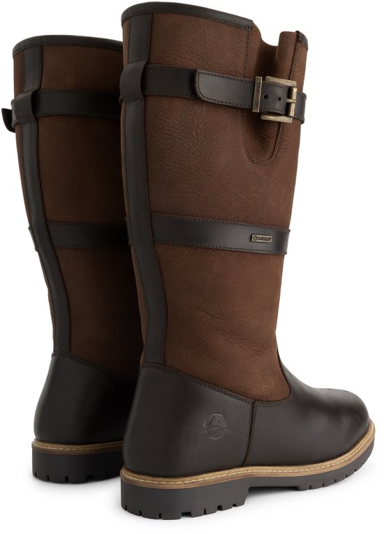 Travelin' Gronvik Homme - Bottes de plein air - Doublées de laine - Marron foncé