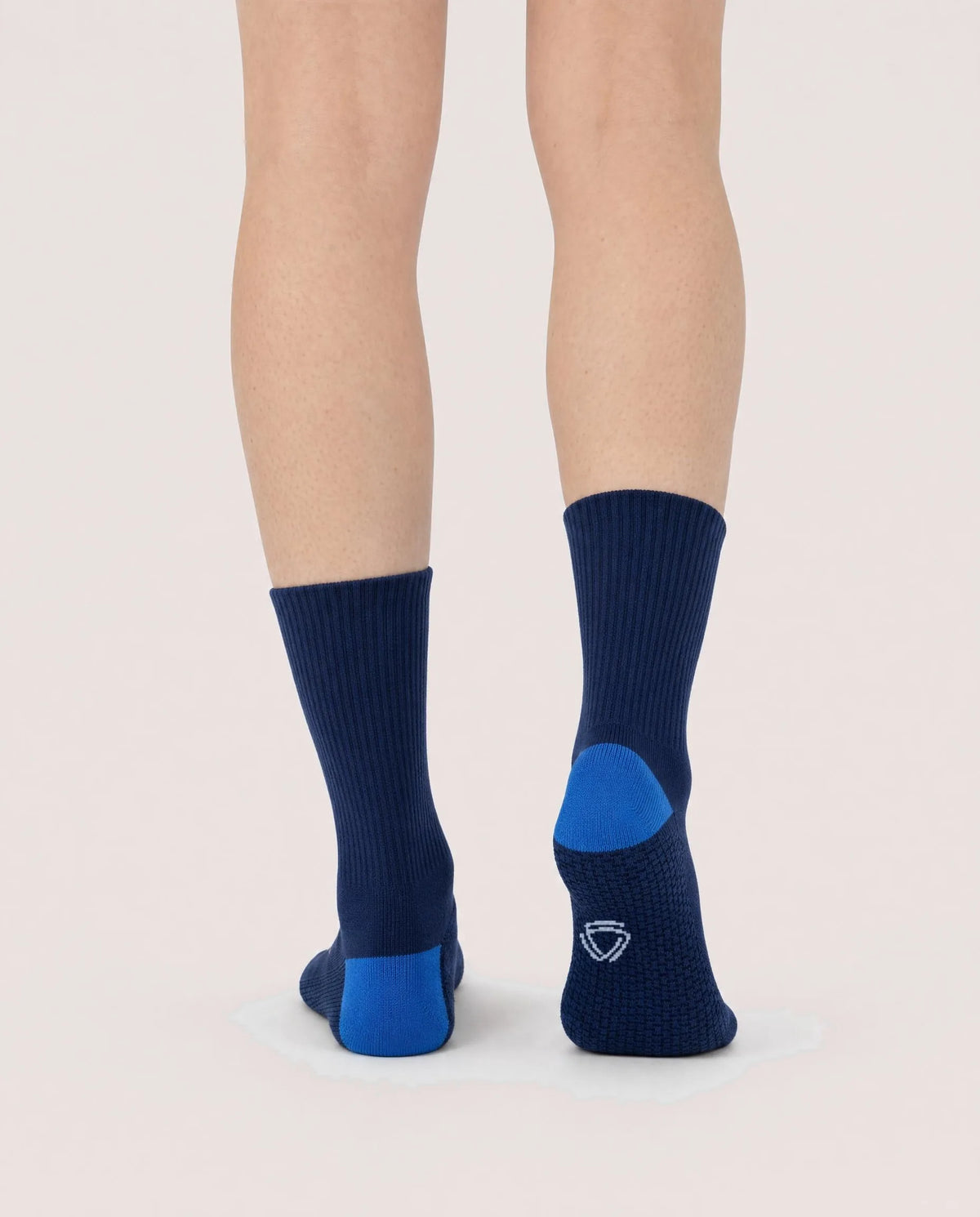 Chaussettes anti-transpiration Fibershirts - Longues - Bleu marine