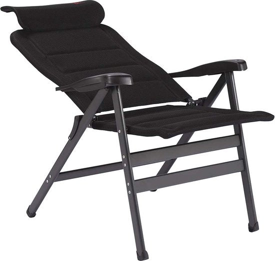 Crespo - Chaise de plage - XL - AP/238 - Air-Deluxe - Compact - Noir
