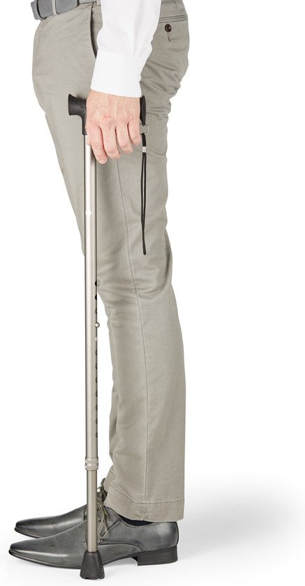Canne VITILITY - Anthracite - Réglable - Ergonomique - Canne de marche