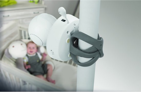 Babyphone Motorola Nursery avec caméra - Baby Monitor VM 55 - Caméra pour bébé avec écran couleur, communication bidirectionnelle et vision nocturne infrarouge - Portée de 300 m - Zoom, inclinaison et rotation