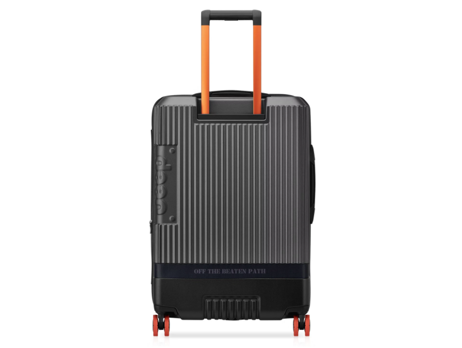 Valise de cabine Jeep extensible 37 L JH001A – Anthracite – Polycarbonate - 55 x 40 x 21/24 cm