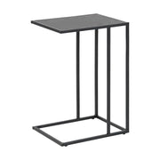 Petite table d'appoint en bois Lisomme Vic - 43 x 35 cm - Noir