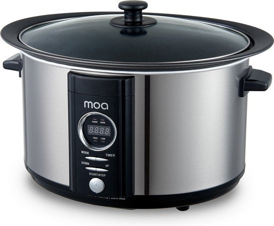 Mijoteuse MOA Digital 6,5 litres - acier inoxydable - sans BPA - SC65D