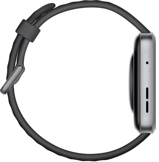 HUAWEI WATCH FIT 4 - Bracelet en fluorélastomère noir - Design ultra-fin | Modes sport avancés | Jusqu'à 10 jours d'autonomie | Compatible avec iOS et Android