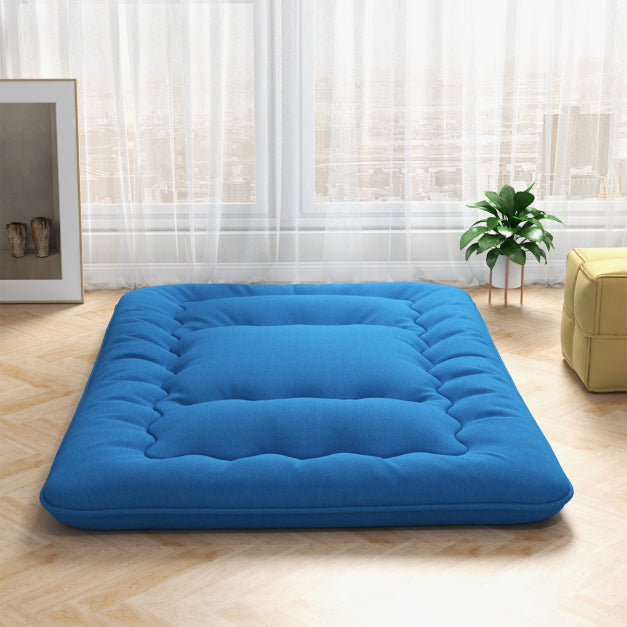 Tapis de sol Coast - Microfibre & polyester - 200 x 90 x 10cm - Bleu