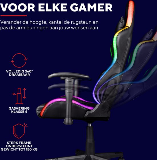 GXT716 RIZZA Chaise LED RGB