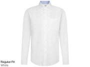 Chemise de travail Seidensticker New Kent - Coupe classique - taille 44 - Blanche