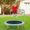Coast SkyTramp 91.50cm Kids Trampoline Mini Rebounder Orange with Full Handrail