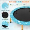 Coast SkyTramp 91.50cm Kids Trampoline Mini Rebounder Orange with Full Handrail