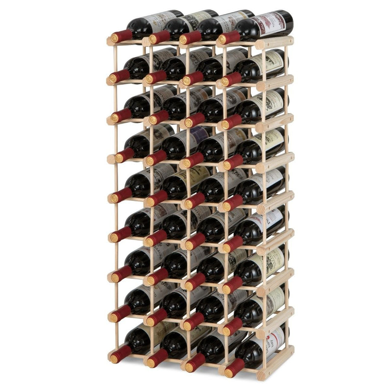Porte-bouteilles Coast pour 36 bouteilles - 45 x 24 x86 cm - Bois de pin