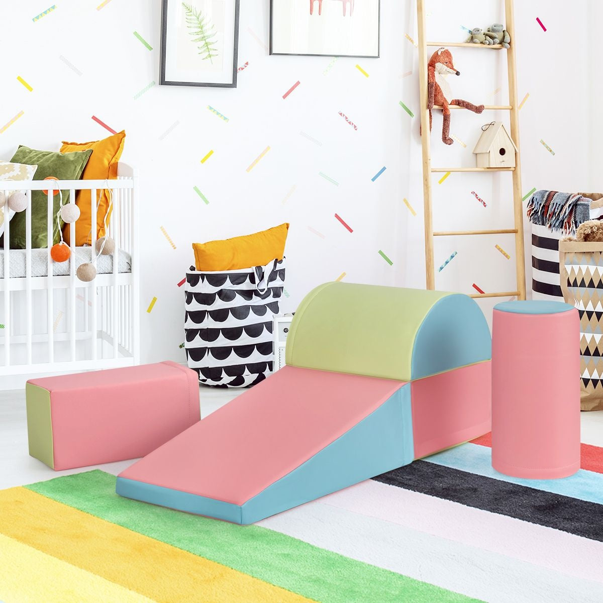 Coast 5 Piece Play Set - 5 blocs de construction souples - Multicolore
