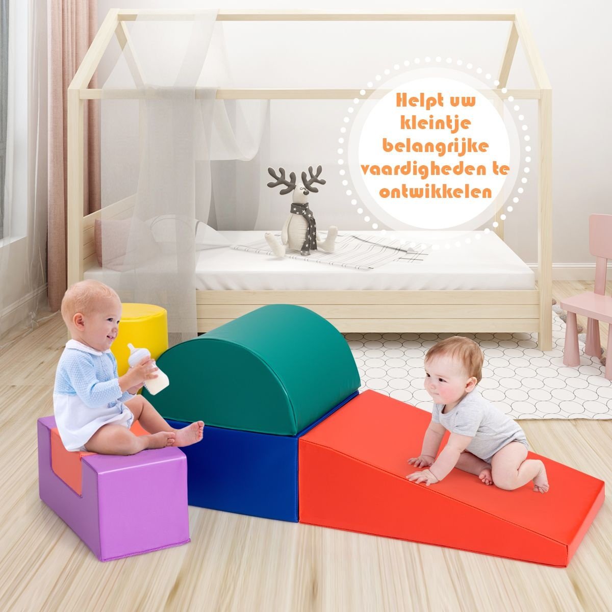 Coast 6-piece Foam Building Blocks Set - Blocs de construction pour enfants - colorés