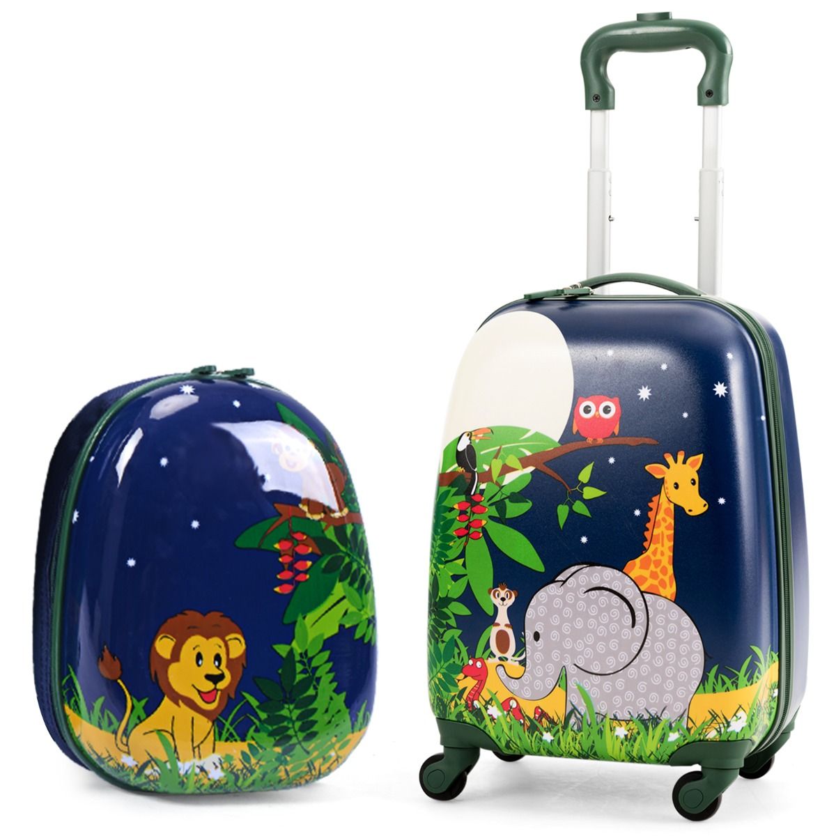Coast 2-Piece Travel Set for Kids - Rolling Case and Backpack - Blue